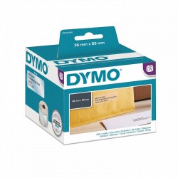 Термоэтикетки Dymo LW S0722410, 36x89мм, TD, 260 этикеток, plastic-transparent